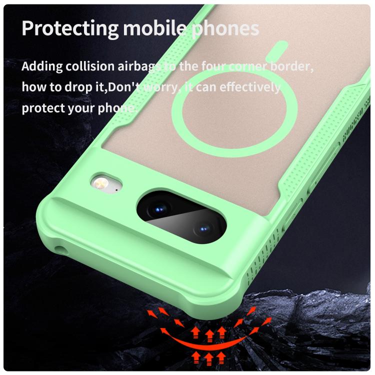 For Google Pixel 8 Armor Glaze MagSafe Magnetic Phone Case
