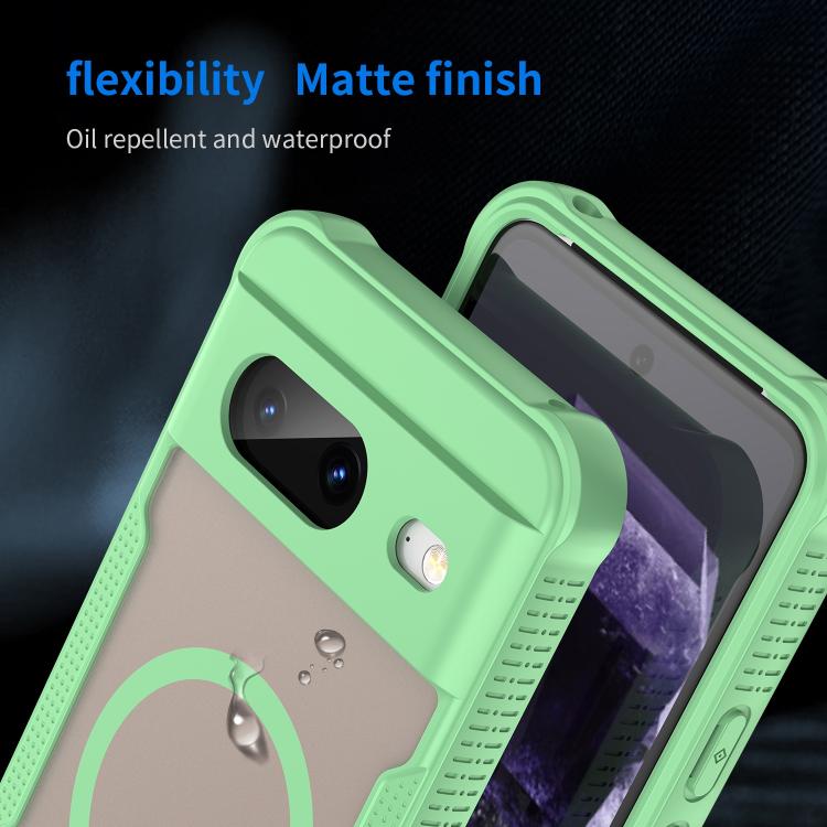 For Google Pixel 8 Armor Glaze MagSafe Magnetic Phone Case