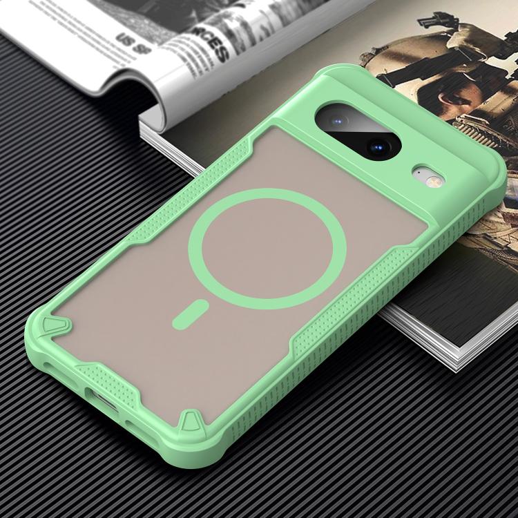 For Google Pixel 8 Armor Glaze MagSafe Magnetic Phone Case