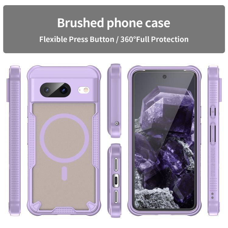 For Google Pixel 8 Armor Glaze MagSafe Magnetic Phone Case