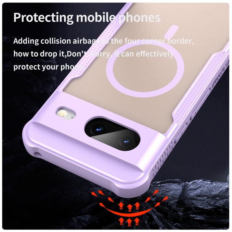 For Google Pixel 8 Armor Glaze MagSafe Magnetic Phone Case