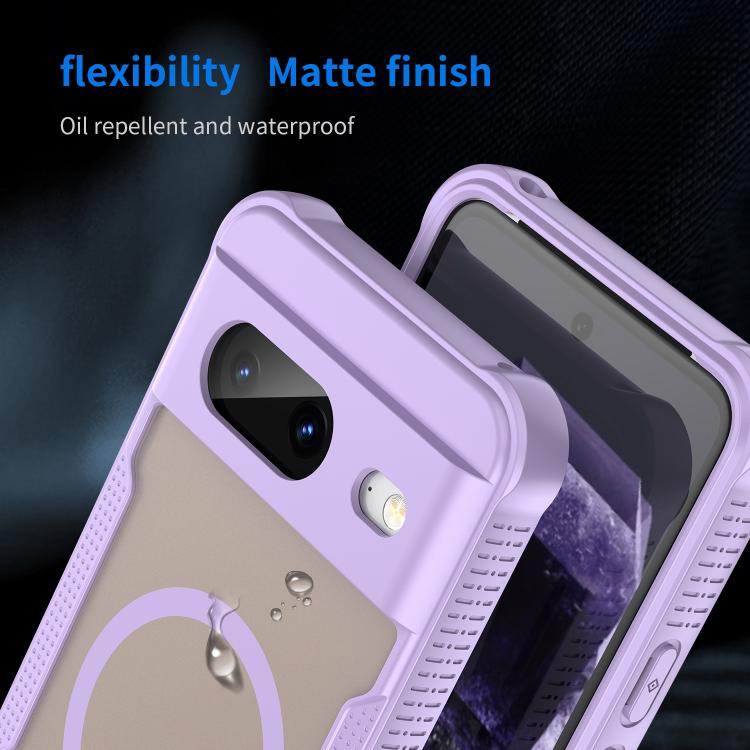 For Google Pixel 8 Armor Glaze MagSafe Magnetic Phone Case