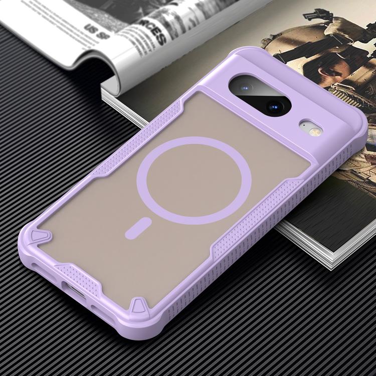 For Google Pixel 8 Armor Glaze MagSafe Magnetic Phone Case