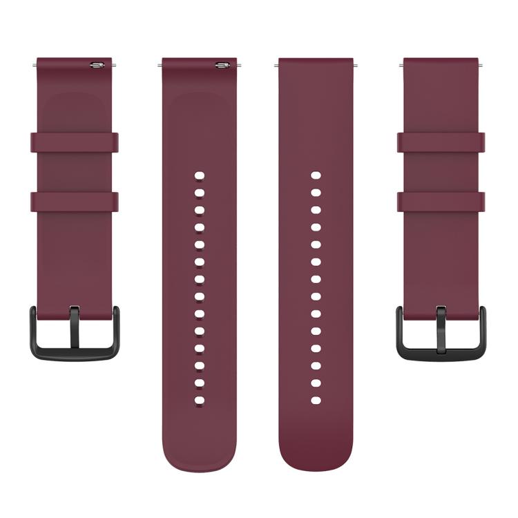 22mm Round Tail Silicone Watch Band