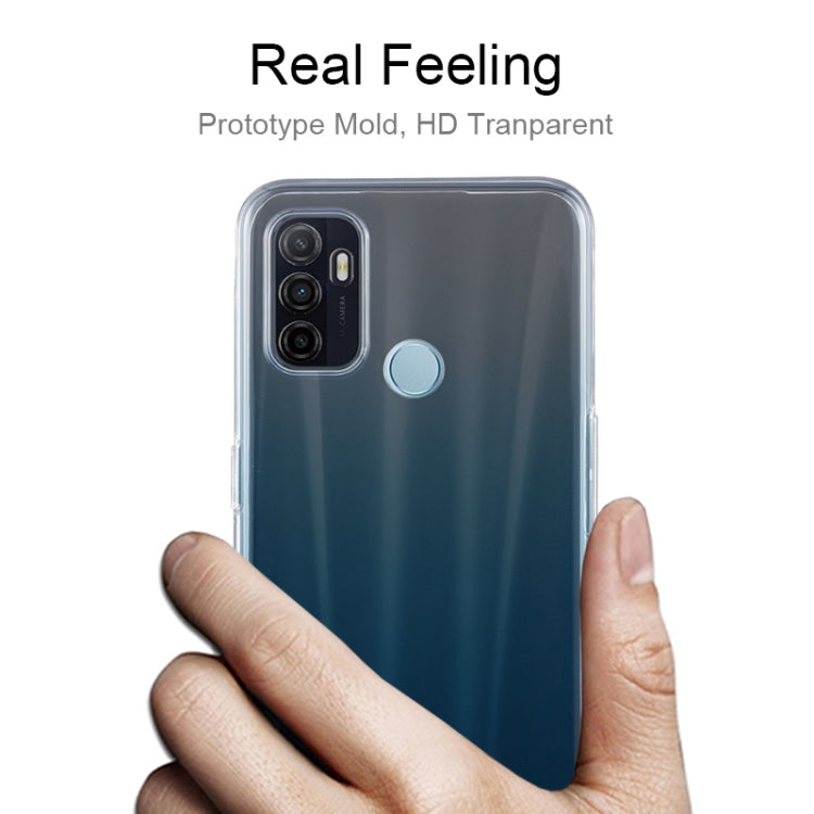 For OPPO A53 0.75mm Ultra-thin Transparent TPU Soft Protective Case