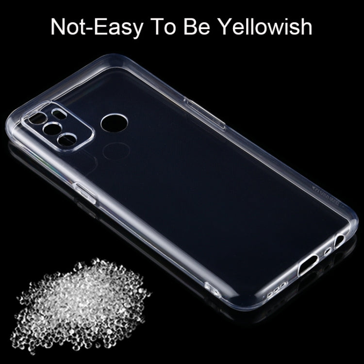 For OPPO A53 0.75mm Ultra-thin Transparent TPU Soft Protective Case