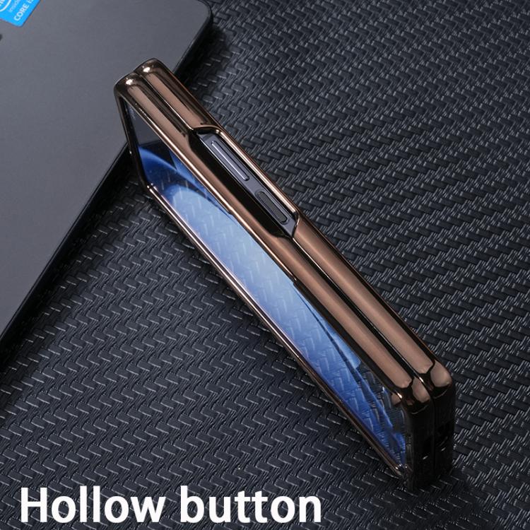 For Samsung Galaxy Z Fold6 5G Integrated Electroplating AG Frosted Skin Feel MagSafe Folding Phone Case