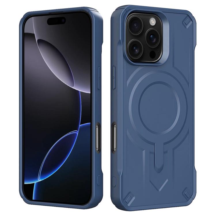 For iPhone 16 Pro Breaker Velvet MagSafe Magnetic TPU Phone Case