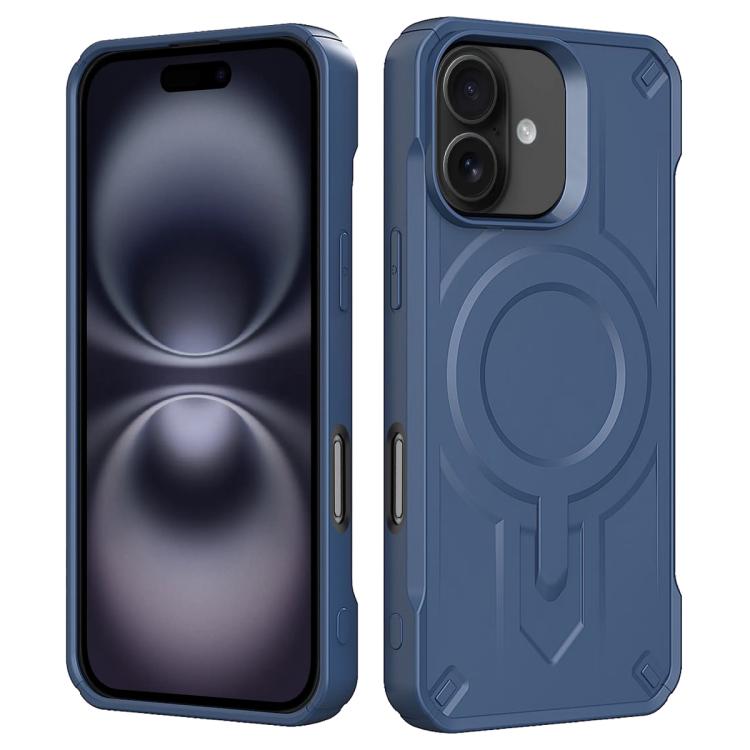 For iPhone 16 Plus Breaker Velvet MagSafe Magnetic TPU Phone Case