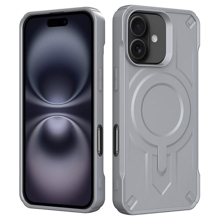 For iPhone 16 Plus Breaker Velvet MagSafe Magnetic TPU Phone Case