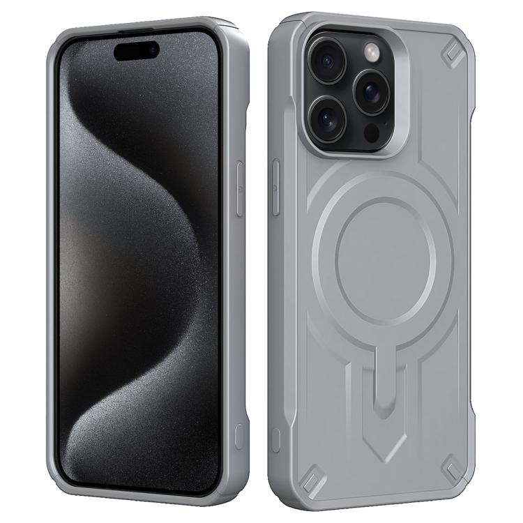 For iPhone 15 Pro Breaker Velvet MagSafe Magnetic TPU Phone Case