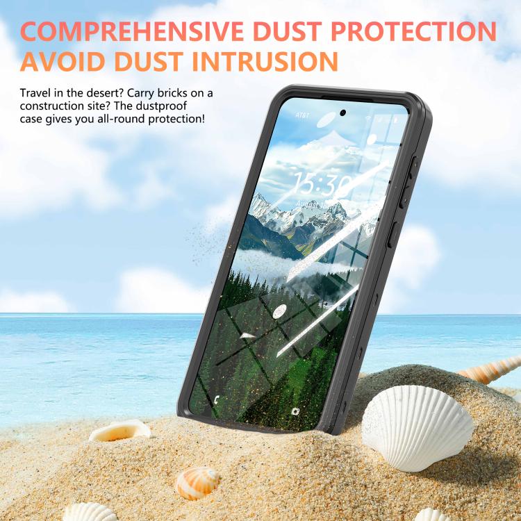 For Samsung Galaxy S25 Edge 5G RedPepper MagSafe IP68 Waterproof Phone Case - Black