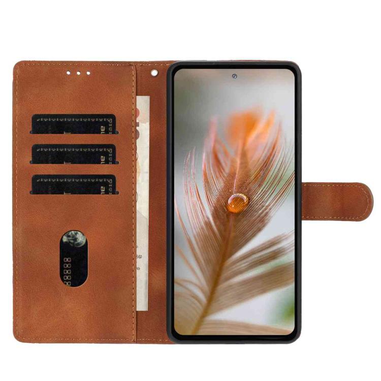 For OnePlus 15 Skin Feel Embossed Feather Leather Phone Case