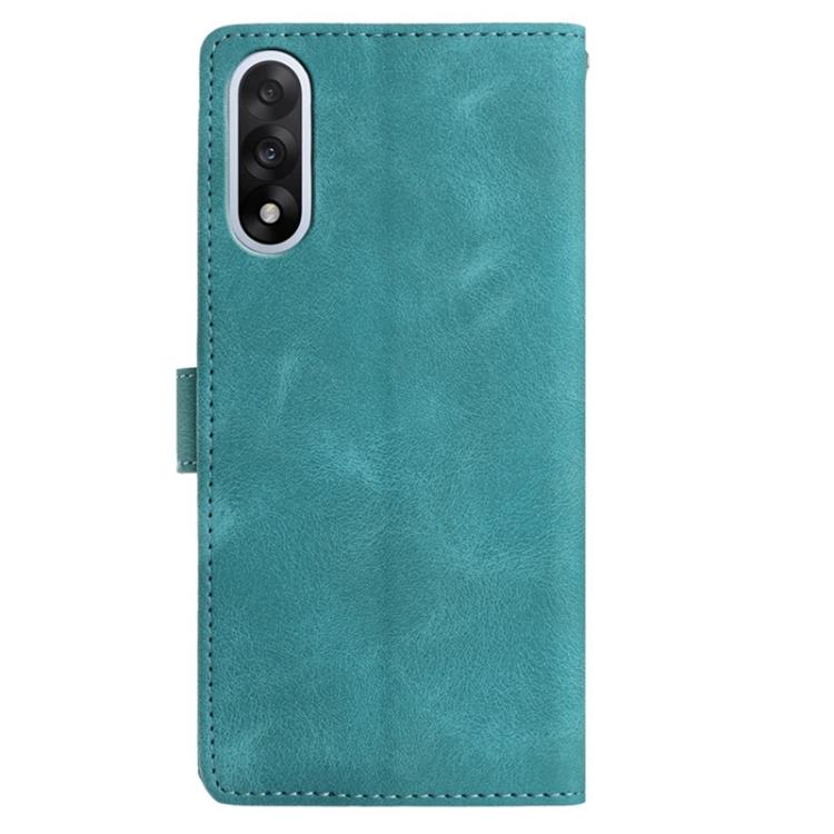 For OnePlus Nord 5 Skin Feel Embossed Feather Leather Phone Case