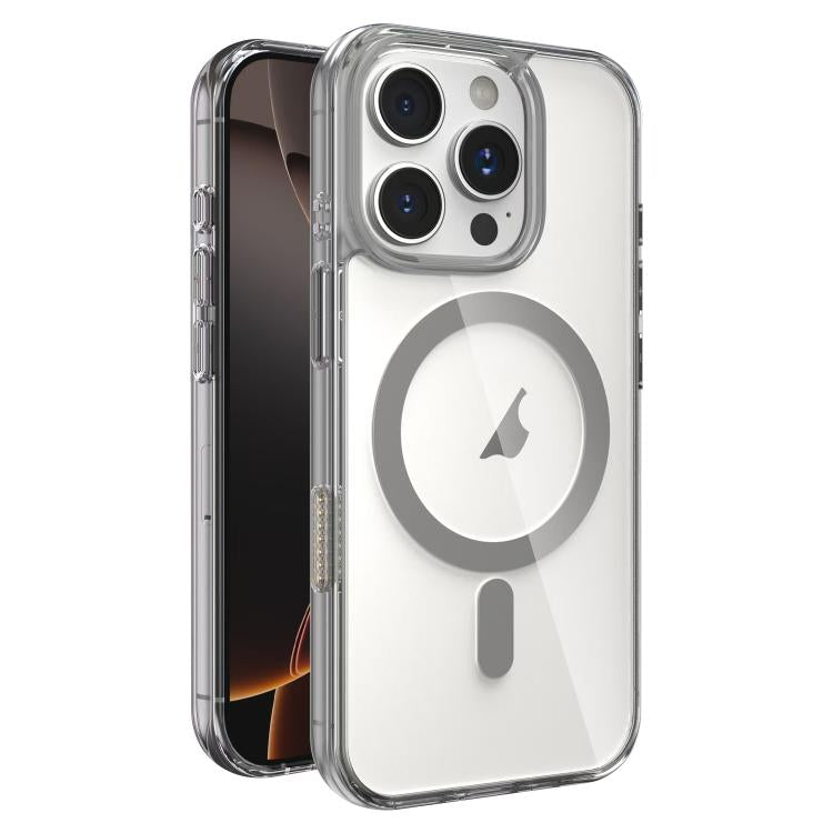 For iPhone 16 Pro Max AI Photo Button PC Hybrid TPU MagSafe Phone Case