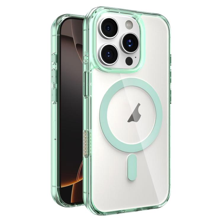 For iPhone 16 Pro Max AI Photo Button PC Hybrid TPU MagSafe Phone Case