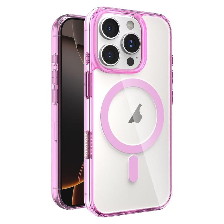 For iPhone 16 Pro AI Photo Button PC Hybrid TPU MagSafe Phone Case