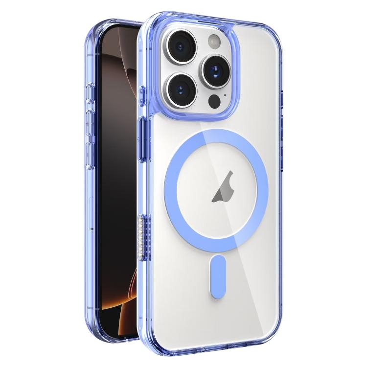 For iPhone 16 Pro AI Photo Button PC Hybrid TPU MagSafe Phone Case