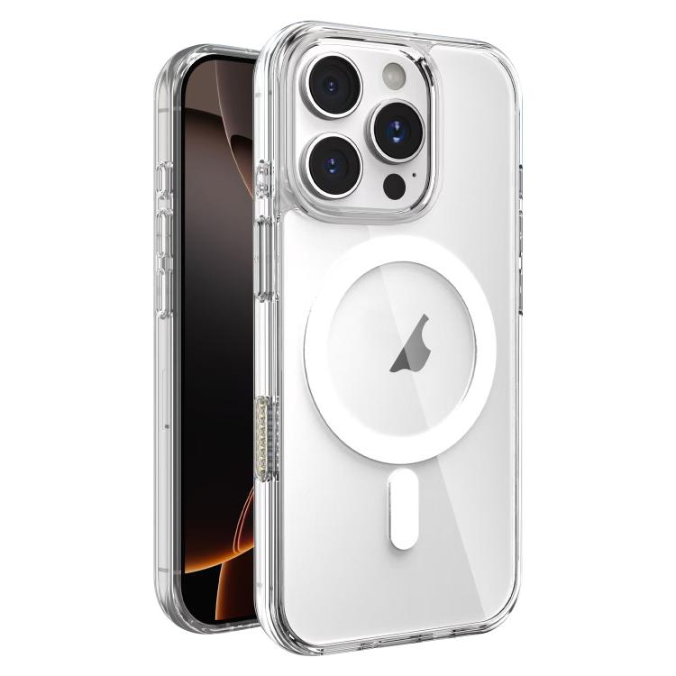 For iPhone 16 Pro AI Photo Button PC Hybrid TPU MagSafe Phone Case