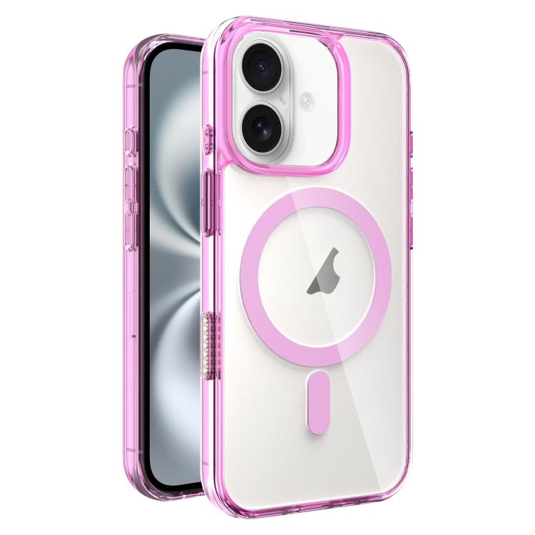 For iPhone 16 Plus AI Photo Button PC Hybrid TPU MagSafe Phone Case