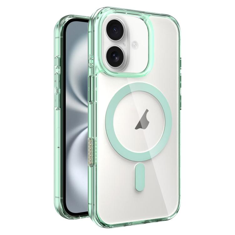 For iPhone 16 AI Photo Button PC Hybrid TPU MagSafe Phone Case