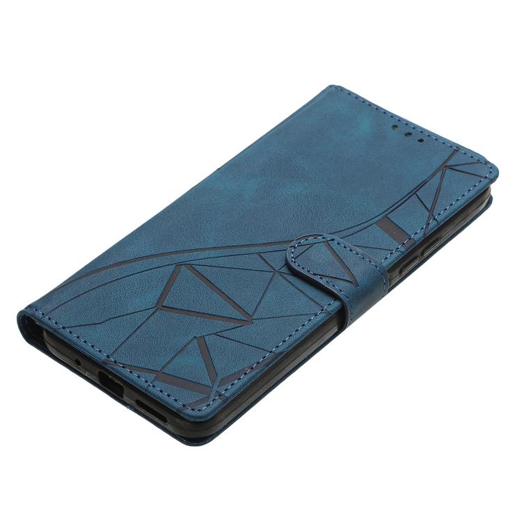 For iPhone 7 / 8 / SE 2022 Triangles Embossed Leather Phone Case