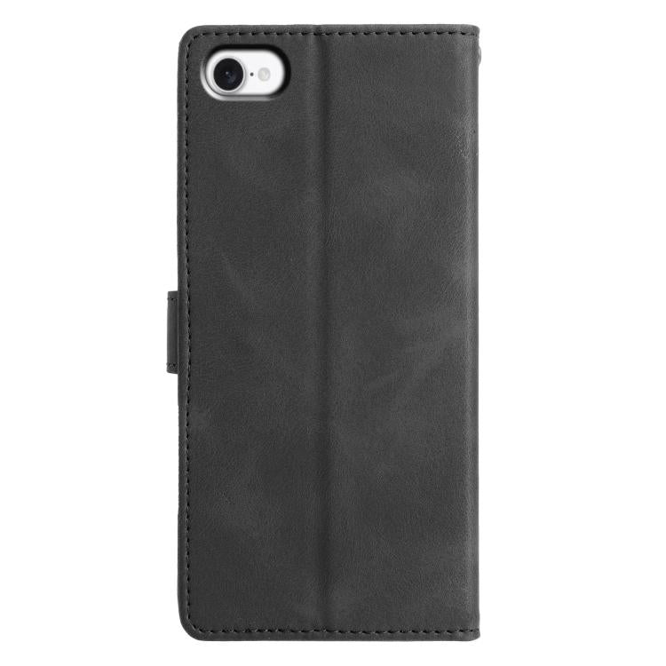 For iPhone 7 / 8 / SE 2022 Triangles Embossed Leather Phone Case