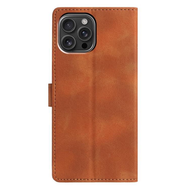 For iPhone 13 Pro Triangles Embossed Leather Phone Case