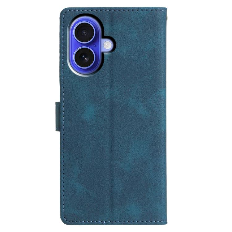 For iPhone 17 Triangles Embossed Leather Phone Case