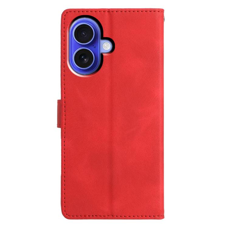 For iPhone 17 Triangles Embossed Leather Phone Case
