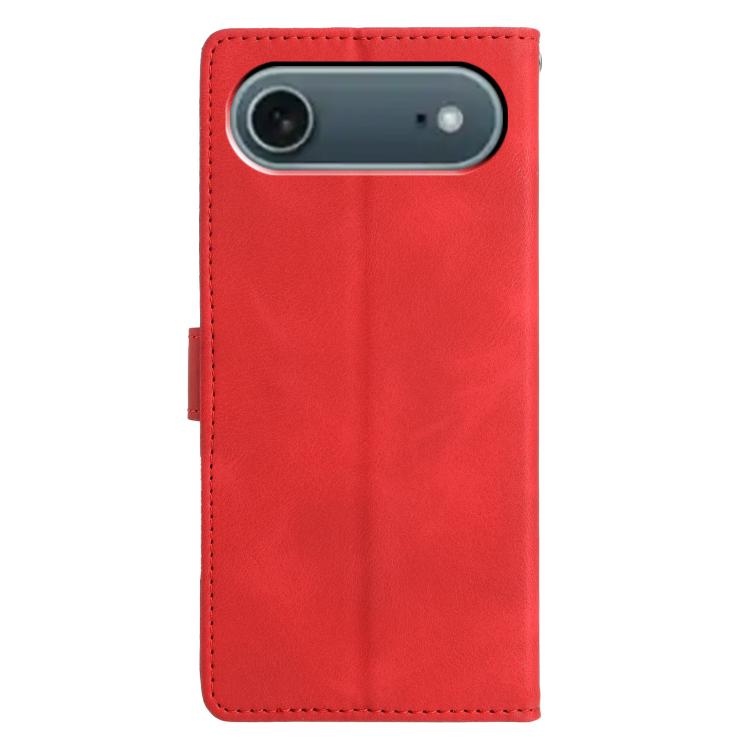 For iPhone Air Triangles Embossed Leather Phone Case