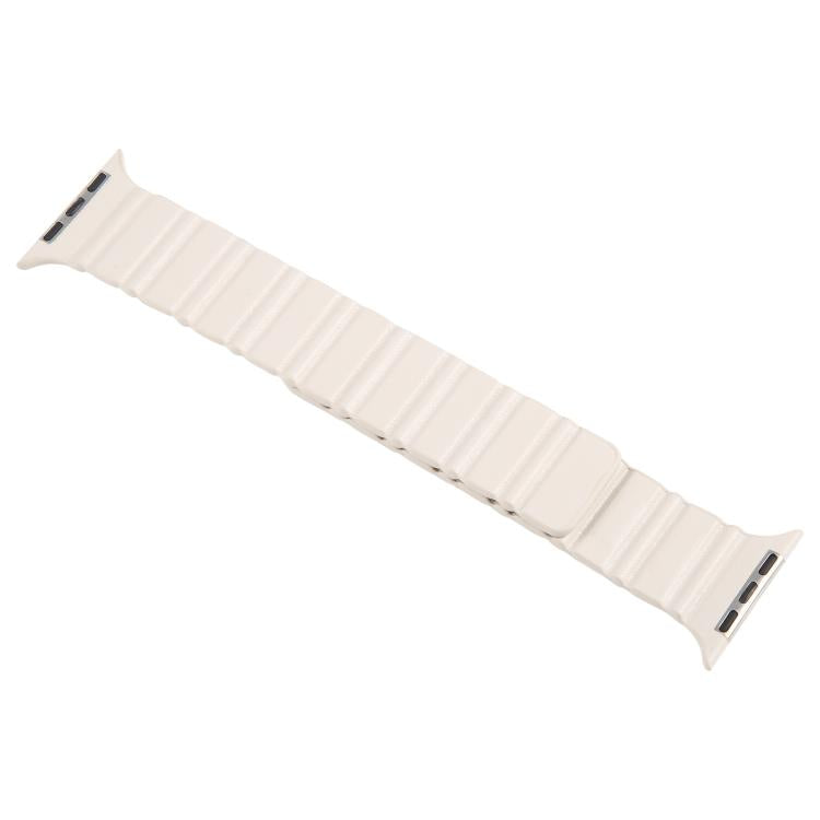 For Apple Watch 42mm / 41mm / 40mm / 38mm Magnetic PU Leather Watch Band