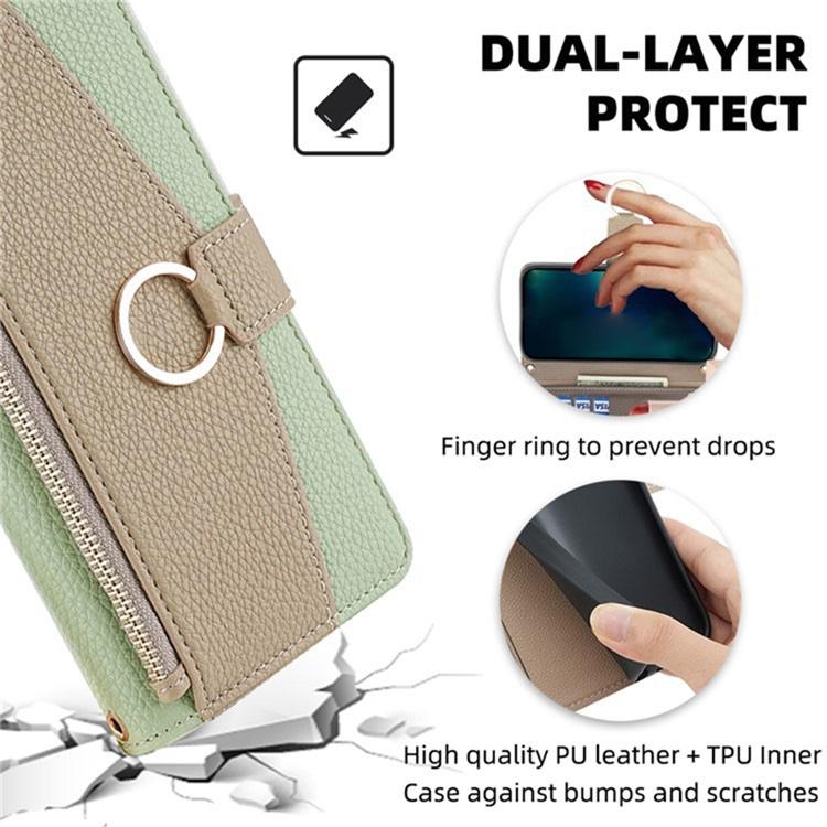 For Xiaomi 17 Crossbody Litchi Texture Leather Phone Case
