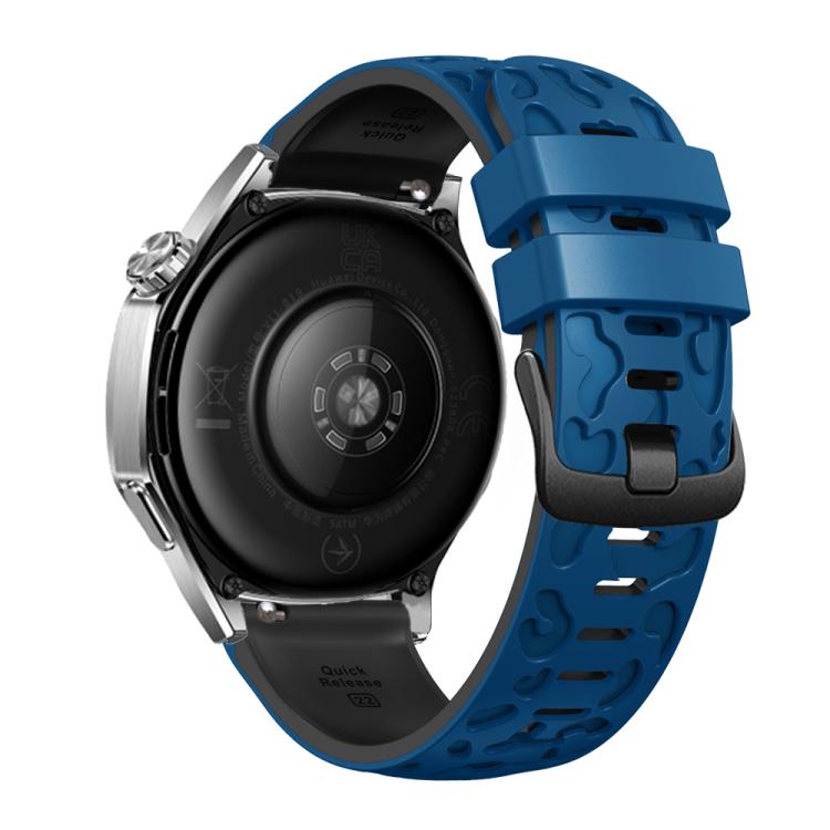 22mm Two Color Printed Silicone Watch Band