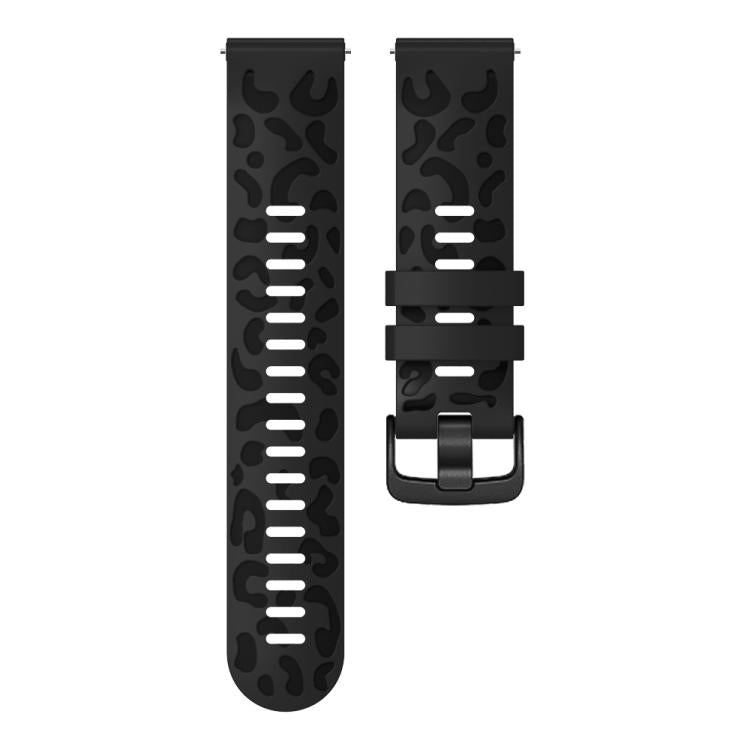 22mm Two Color Printed Silicone Watch Band