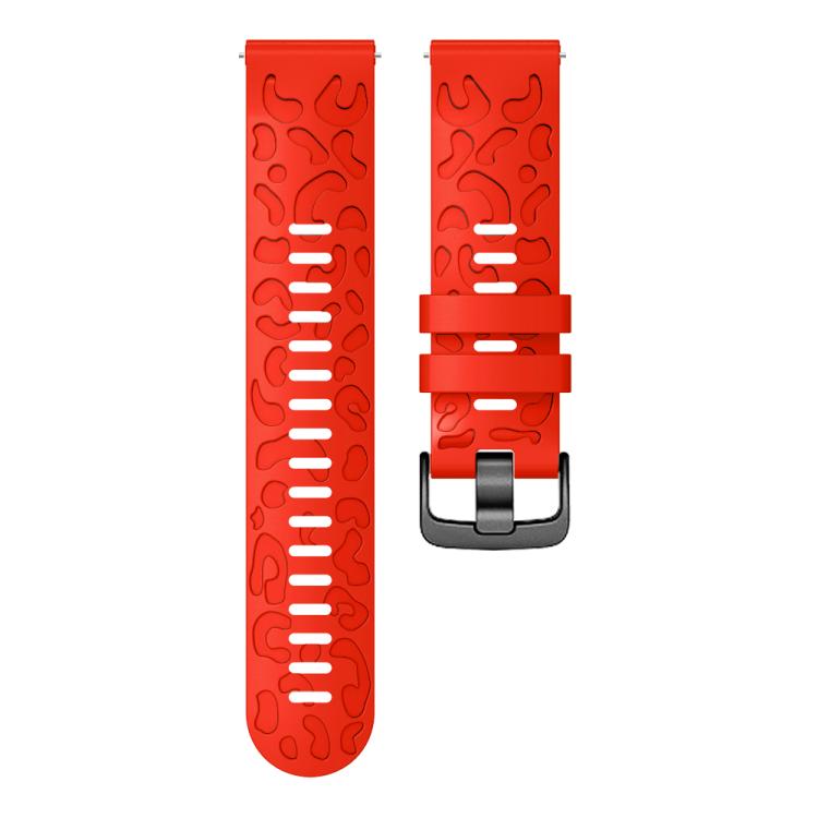 22mm Two Color Printed Silicone Watch Band