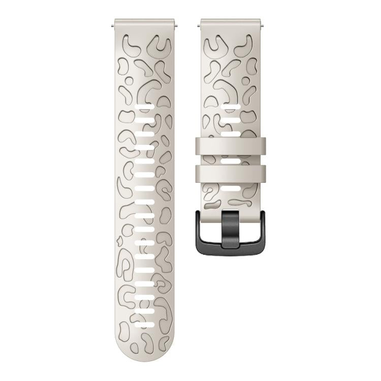 22mm Two Color Printed Silicone Watch Band