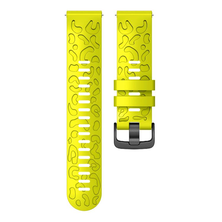 22mm Two Color Printed Silicone Watch Band