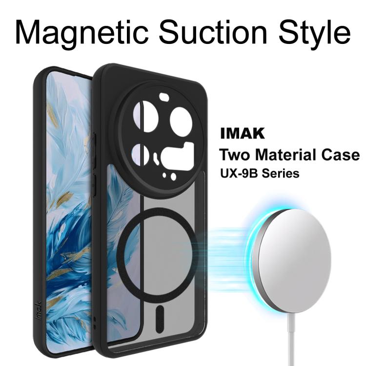 For Xiaomi 15 Ultra imak UX-9B Series MagSafe Four Corners Tiny Airbag Shockproof Phone Case