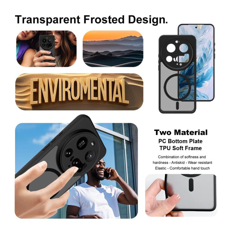 For Xiaomi 15 Ultra imak UX-9B Series MagSafe Four Corners Tiny Airbag Shockproof Phone Case