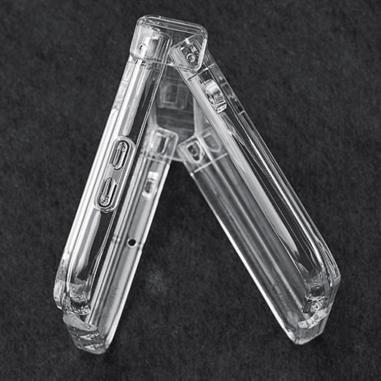 For Huawei Pura X Three Parts PC Transparent Side Buckle Shockproof Phone Case