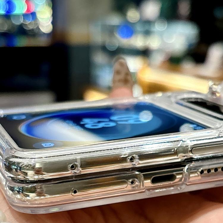For Huawei Pura X Transparent Side Buckle MagSafe TPU Phone Case