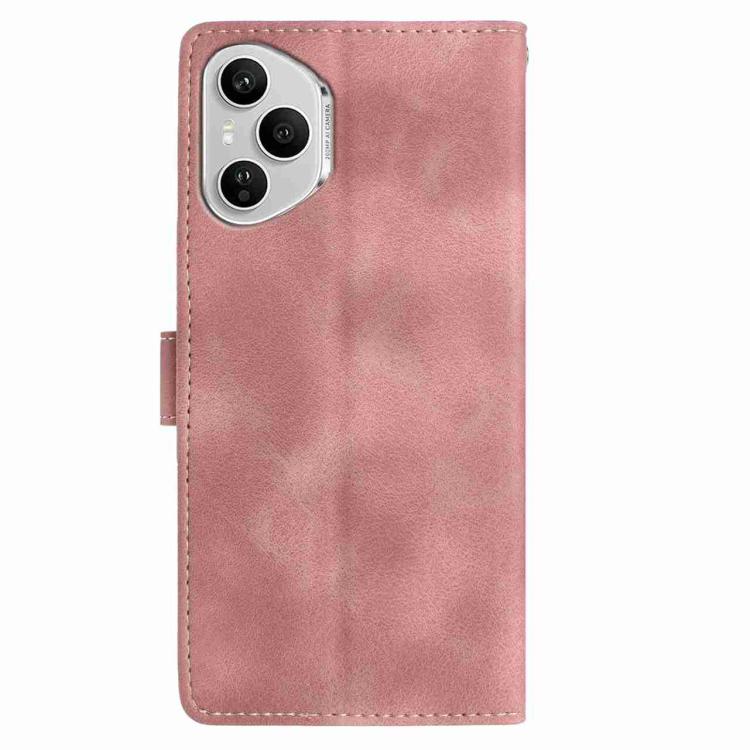 For Honor 400 Pro Global 160.8mm Skin Feel Embossed Feather Leather Phone Case