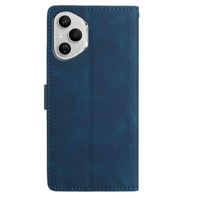 For Honor 400 Pro Global 160.8mm Skin Feel Embossed Feather Leather Phone Case