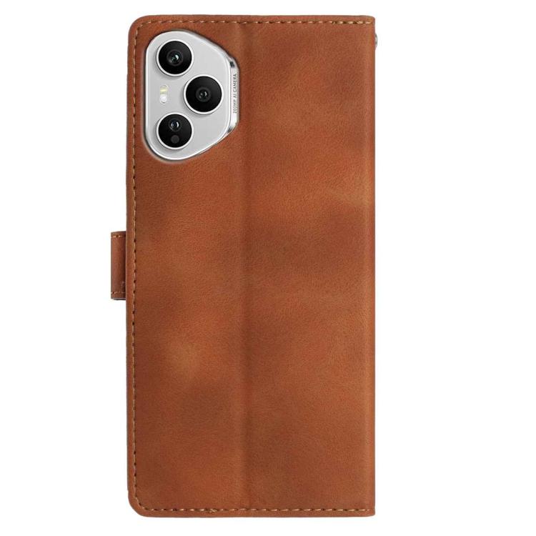 For Honor 400 Pro Global 160.8mm Skin Feel Embossed Feather Leather Phone Case
