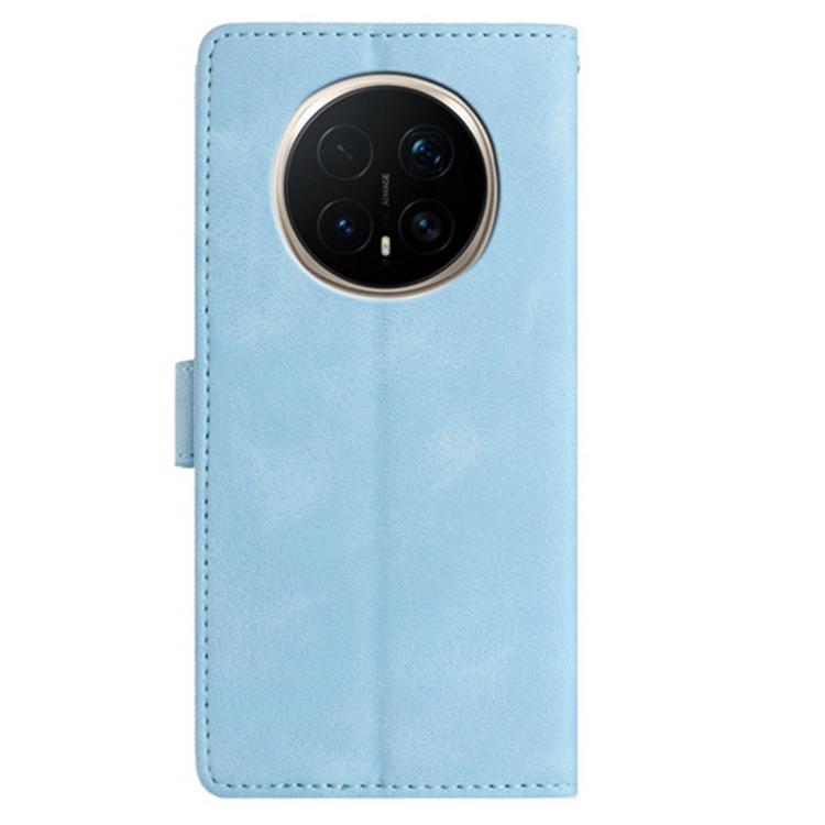 For Honor Magic8 Pro Skin Feel Embossed Feather Leather Phone Case