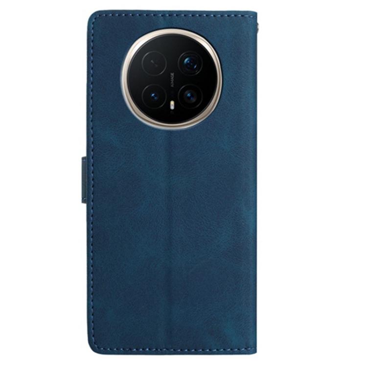 For Honor Magic8 Skin Feel Embossed Feather Leather Phone Case
