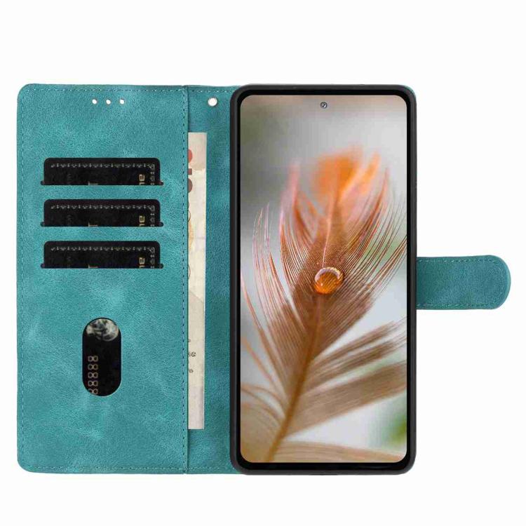 For Honor 400 Smart / X7d 5G Global Skin Feel Embossed Feather Leather Phone Case