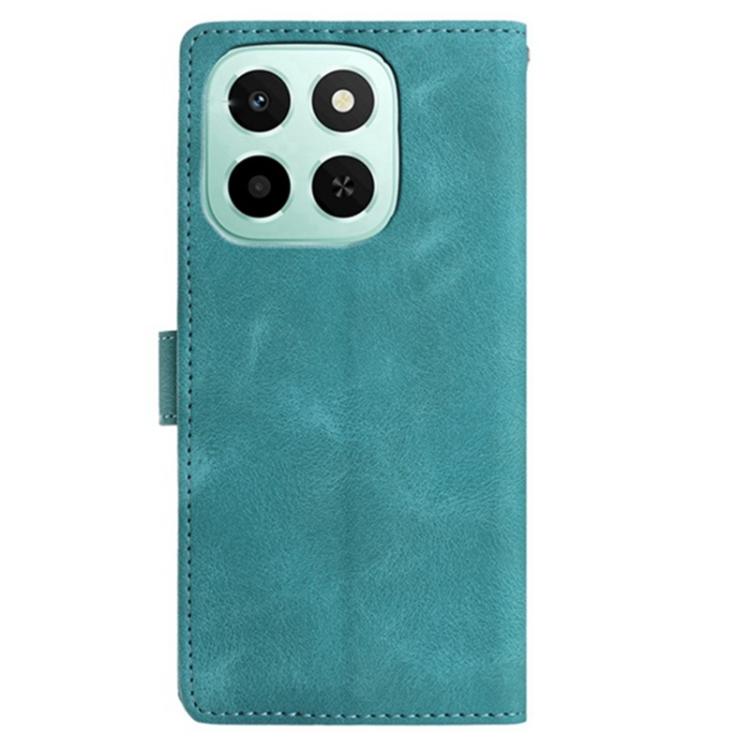 For Honor X6c 4G / X5b 4G Global Skin Feel Embossed Feather Leather Phone Case