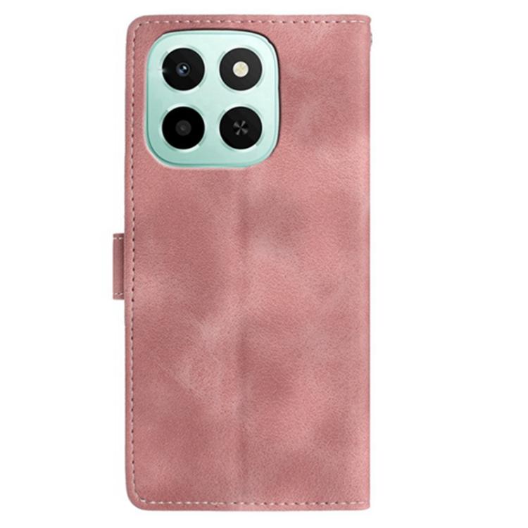 For Honor X6c 4G / X5b 4G Global Skin Feel Embossed Feather Leather Phone Case